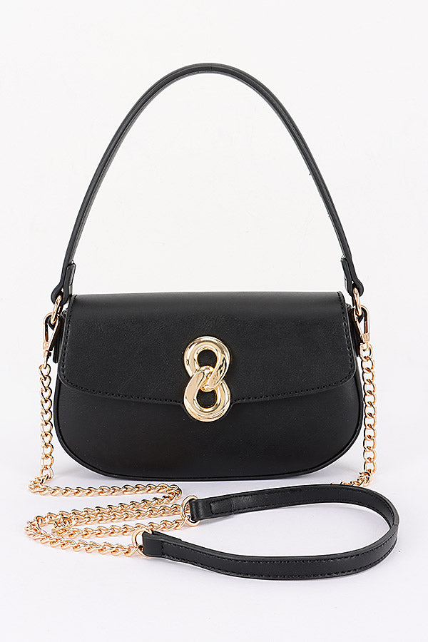 Vegan Leather Crossbody Bag