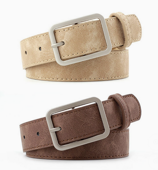 Big Buckle Decorative Belt