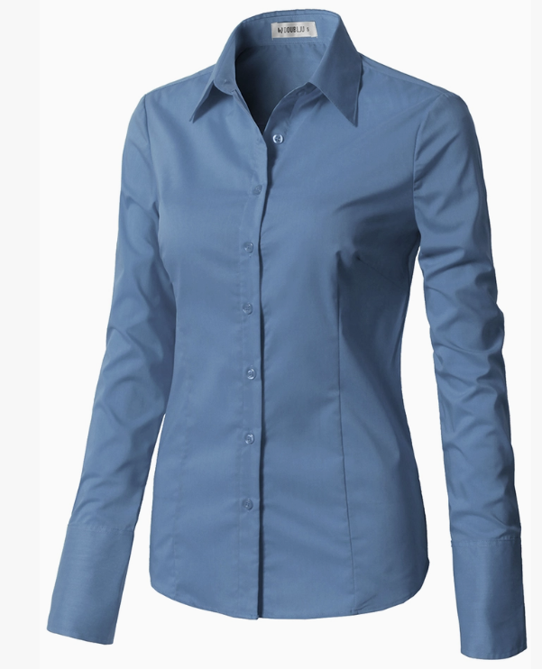 Button Down Long Sleeve Collared Shirts