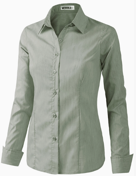 Button Down Long Sleeve Collared Shirts