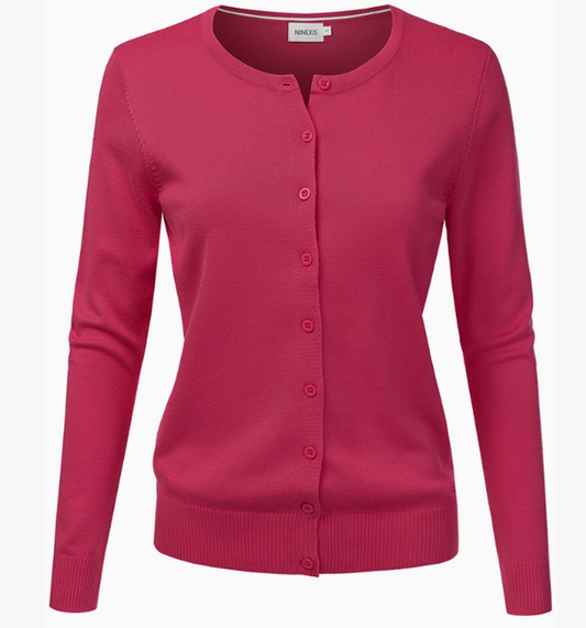Button Down Cardigan Sweater