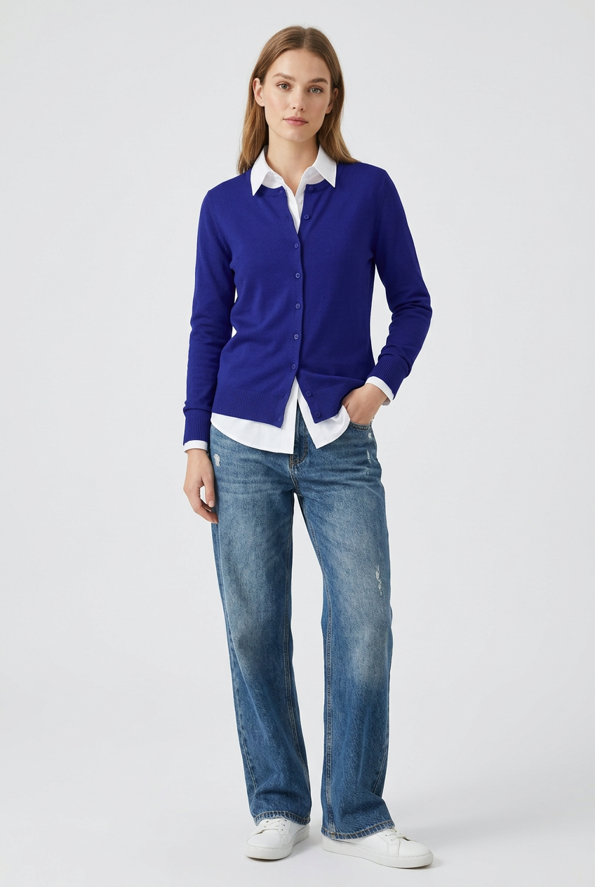 Button Down Cardigan Sweater