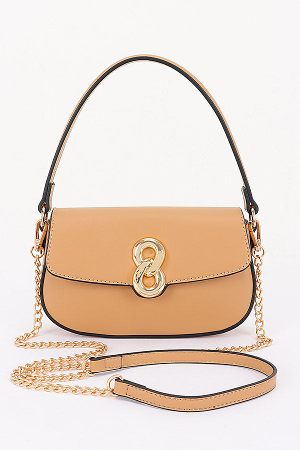 Vegan Leather Crossbody Bag