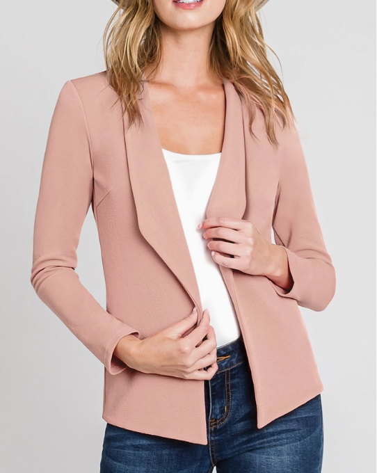 Ladies Casual Blazer - Fitted