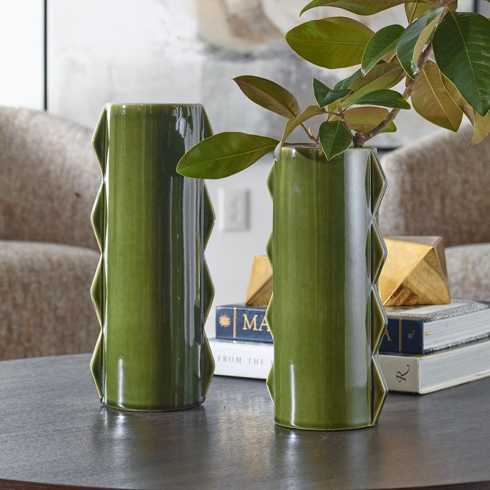 MEANDER OUTDOOR VASES S/2