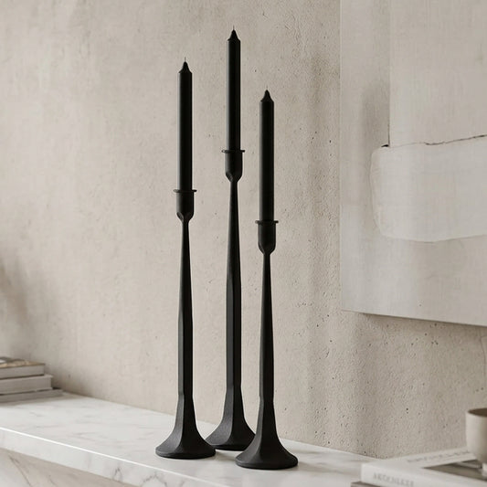 Iron Taper Candle Holder Set of 3