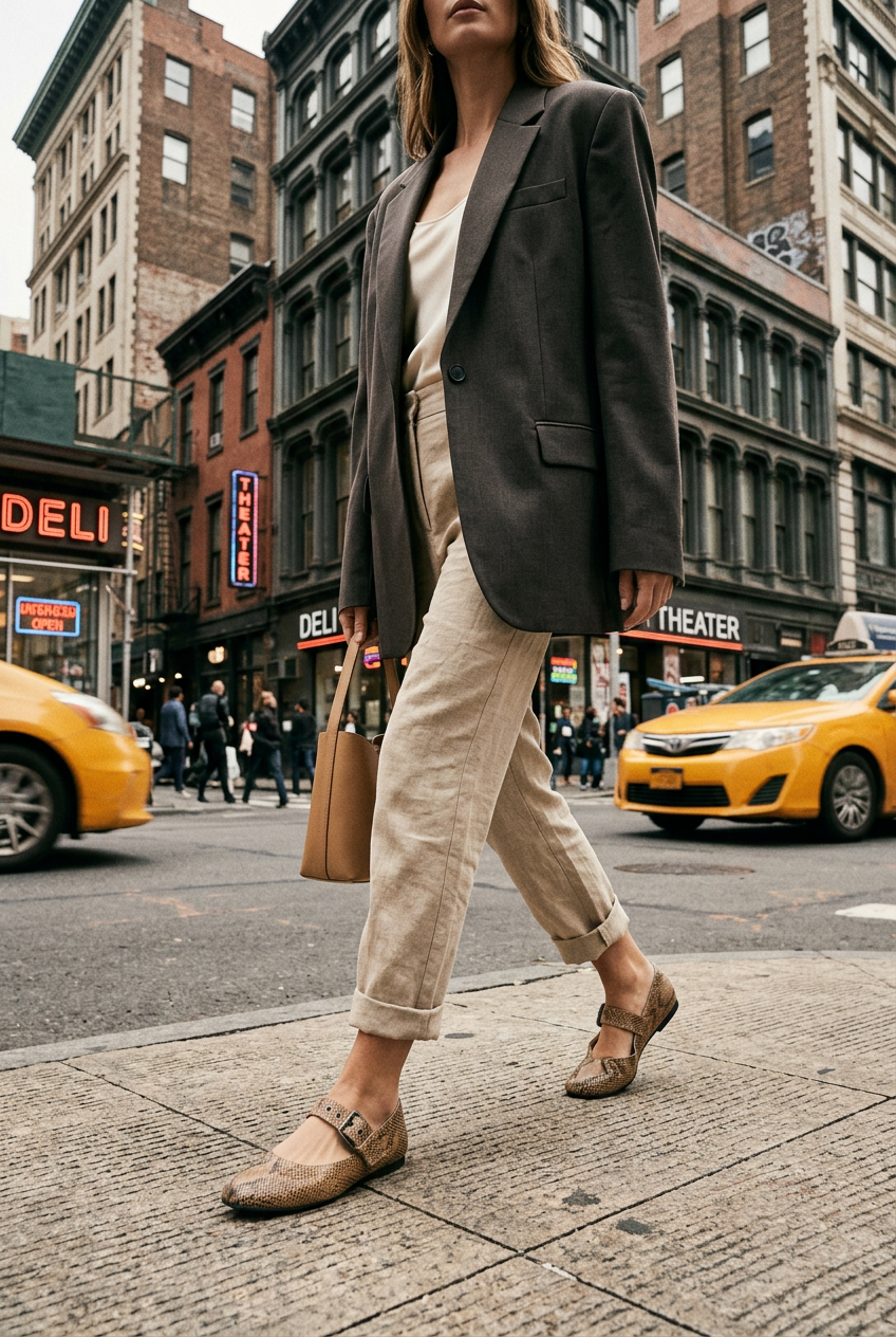 The Soho - Ballet Flat With Buckles