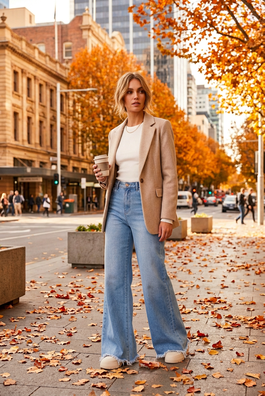 Wide Leg - Rigid With Comfort Stretch Jeans
