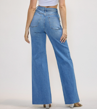 Wide Leg - Rigid With Comfort Stretch Jeans