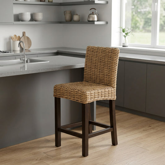 Tobie Rattan Counter Stool